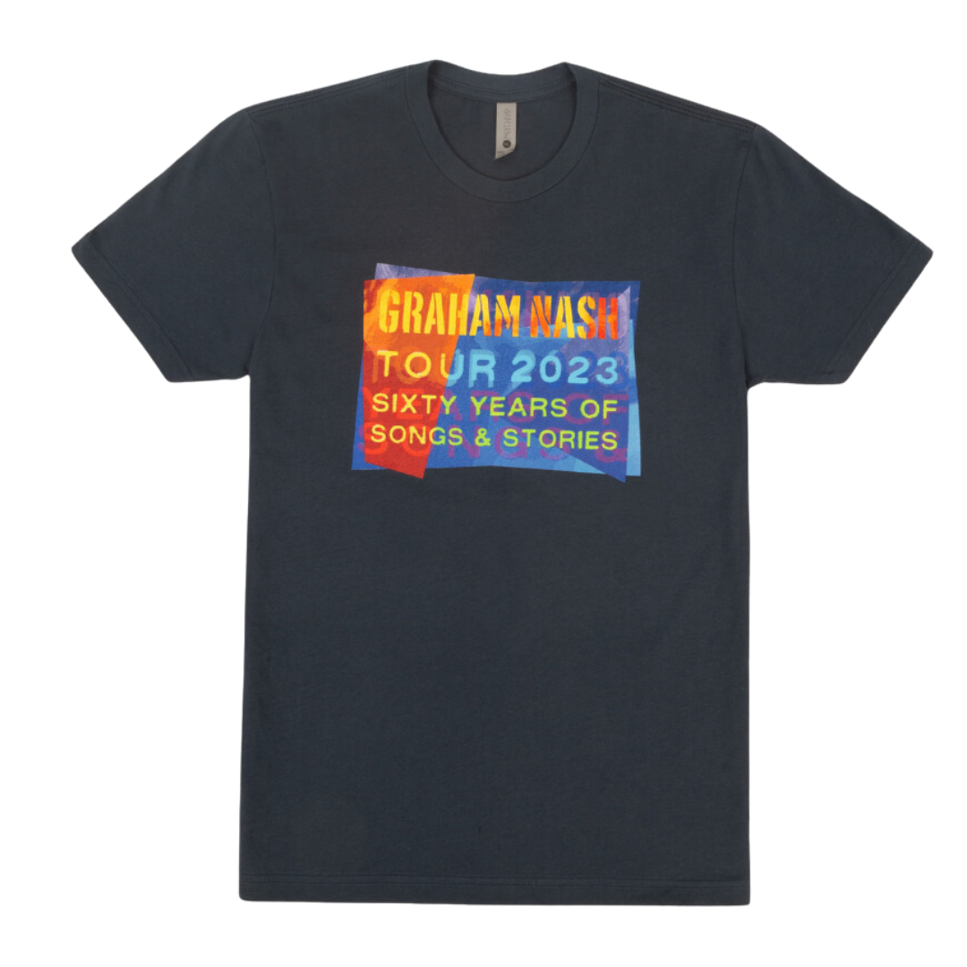 Graham Nash TOUR '86 LSシャツ CSN 2023 Navy Tour Tee – Graham Nash