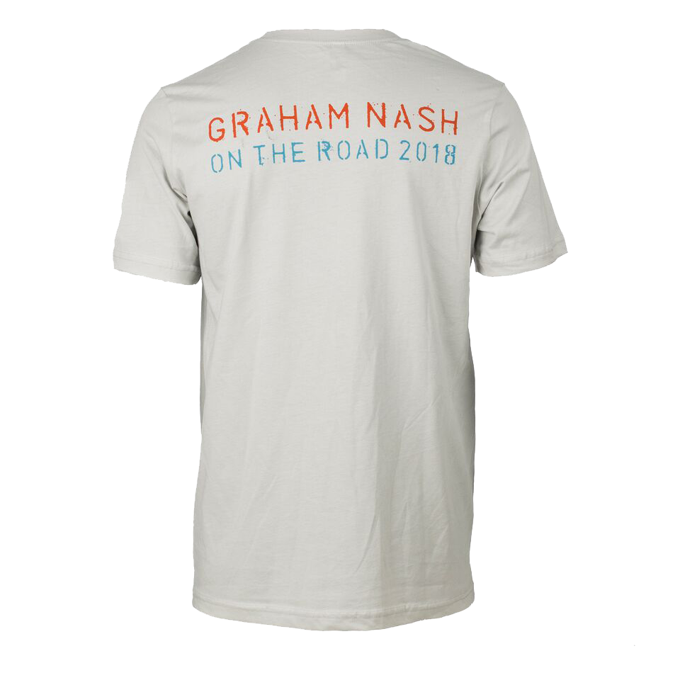 2018 tour on the road tee back Graham Nash