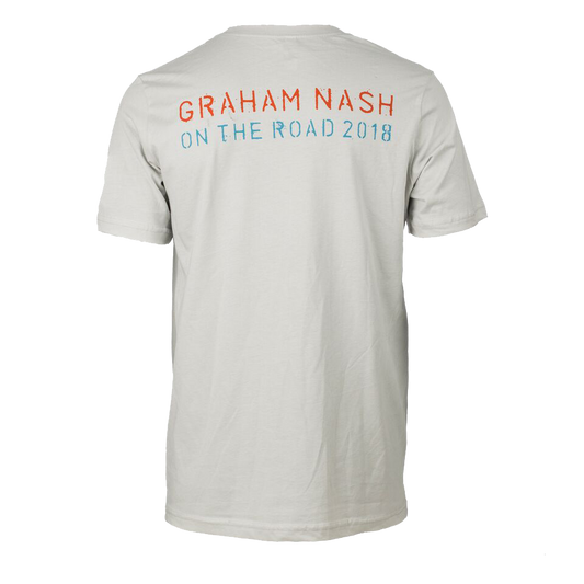 2018 tour on the road tee back Graham Nash