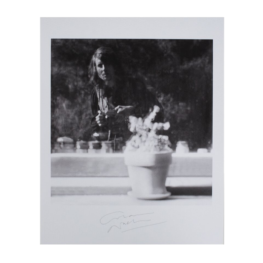 Hand-signed songs for beginners black and white photo Graham Nash