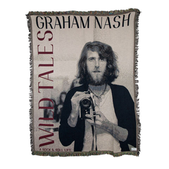 Wild Tales photo fringe blanket Graham Nash